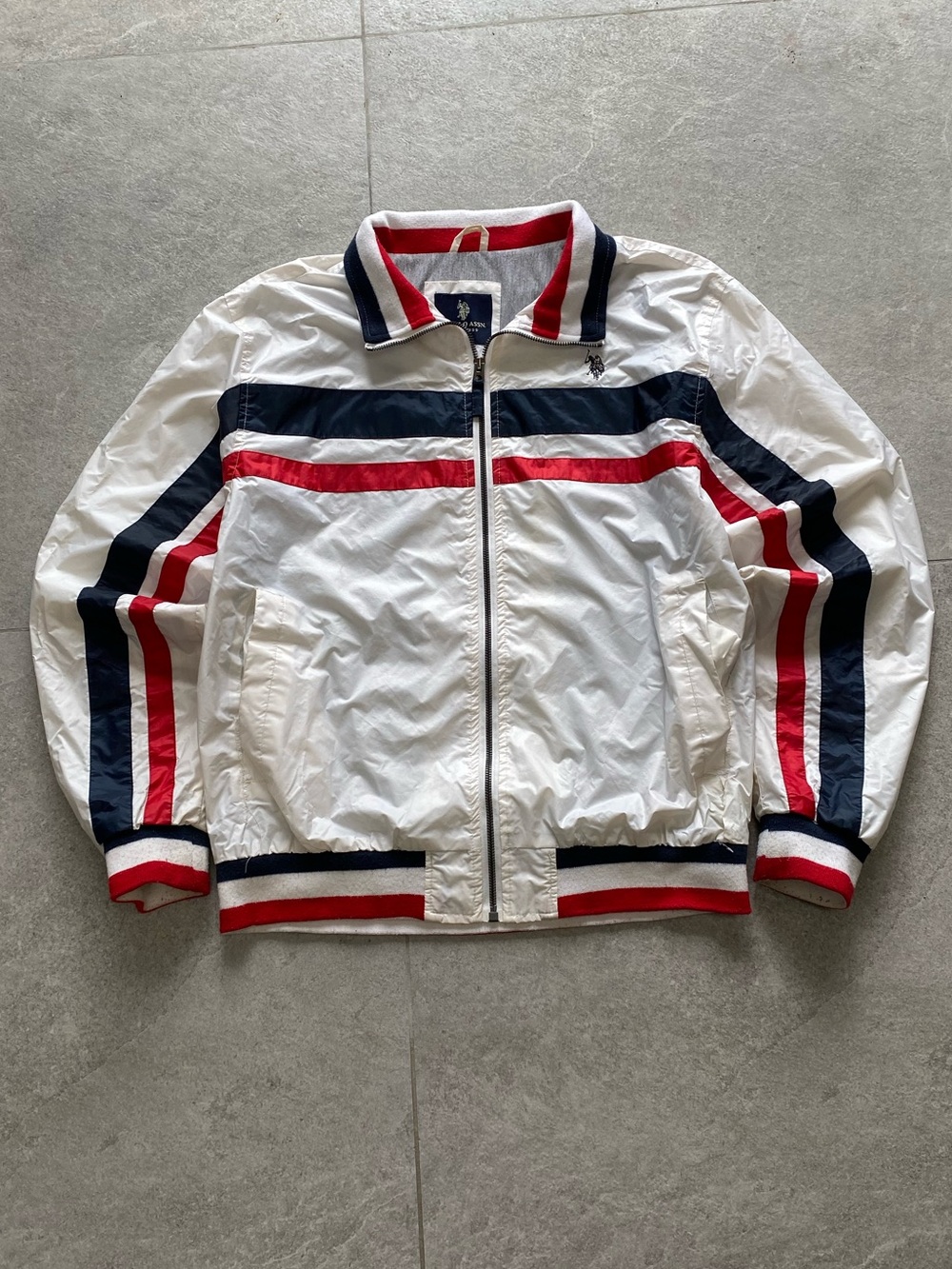 US Polo Assn Striped Track Jacket